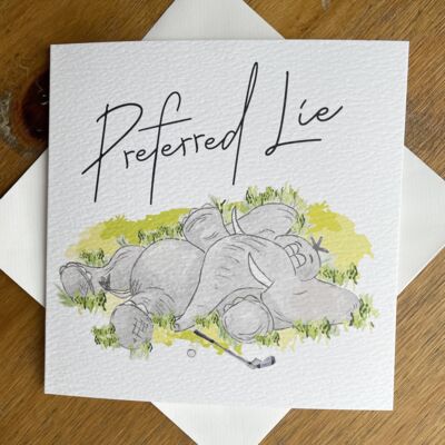 Greeting Card - Preferred Lie Thumbnail