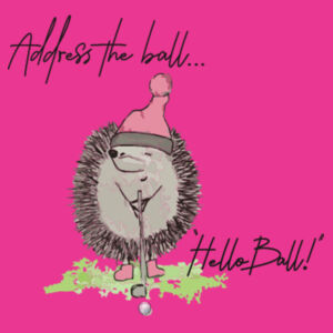 Address The Ball Jute Classic Shopper Design