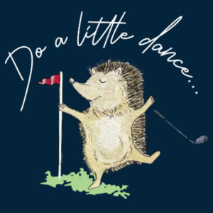 Do a Little Dance (Hedgehog) - Ladies Fitted Polo Design