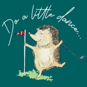 Do a Little Dance (Hedgehog) (Rear) - Unisex Hoodie   Design