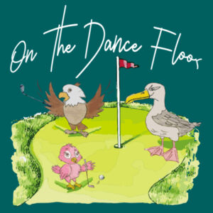 On the Dance Floor (Rear) - Unisex Hoodie  Design