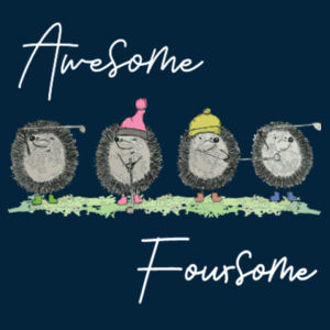Awesome Foursome - Ladies Fitted Polo Design