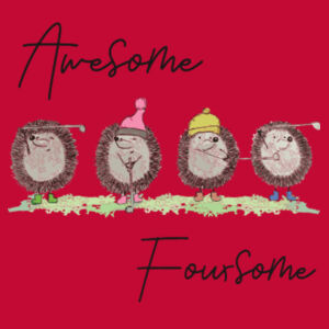 Awesome Foursome - Ladies Fitted Polo  Design