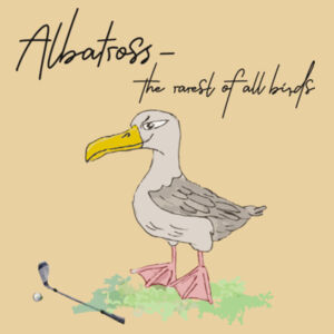 Albatross (Rear) - Unisex Hoodie Design