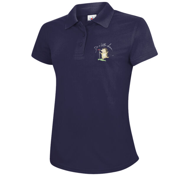 Do a Little Dance (Hedgehog) - Ladies Fitted Polo Thumbnail
