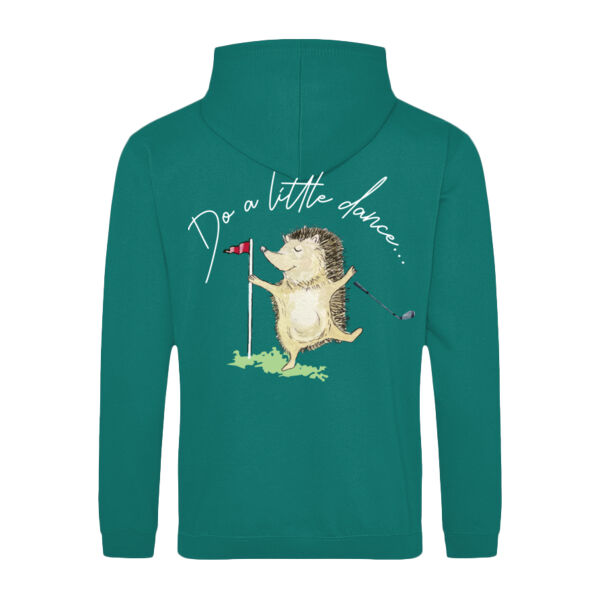 Do a Little Dance (Hedgehog) (Rear) - Unisex Hoodie   Thumbnail