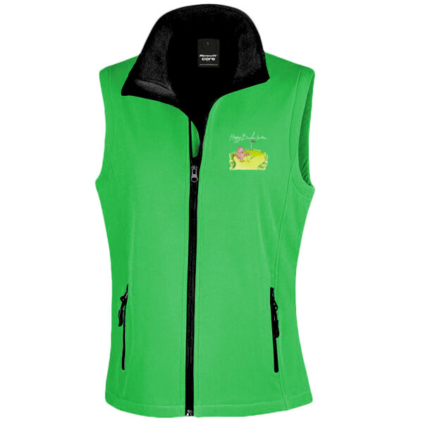 Happy Birdie to Me - Soft Shell Body Warmer  Thumbnail