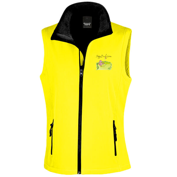 Happy Birdie to Me - Soft Shell Body Warmer Thumbnail