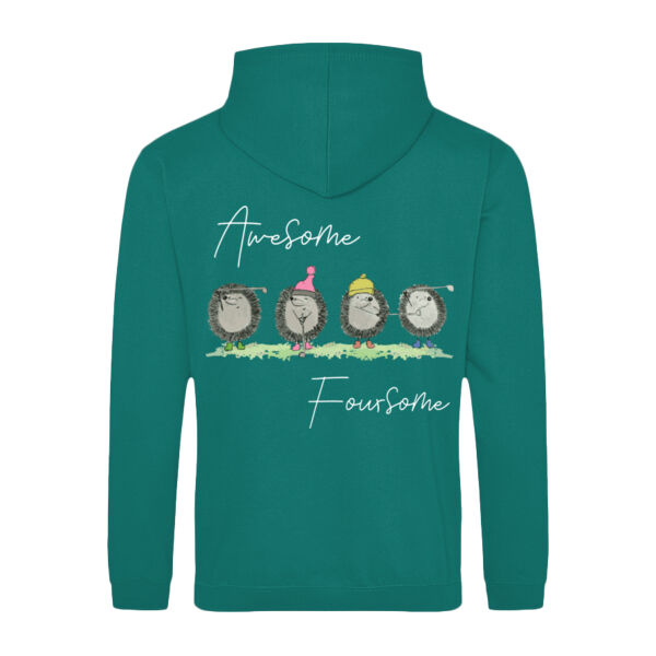 Awesome Foursome (Rear) - Unisex Hoodie Thumbnail